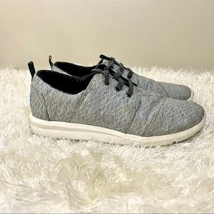Toms Canvas Lace-up Grey Sneakers
